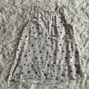 Ann Taylor loft extra small sleeveless top